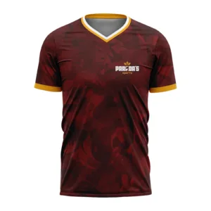 Camiseta personalizada em sublimação gola V dryfit