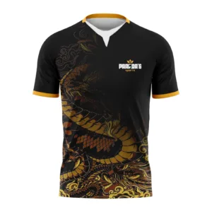 Camiseta personalizada em sublimação gola Y dryfit