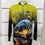 Camiseta personalizada em sublimação de pesca Dry fit Gabriel Monteiro